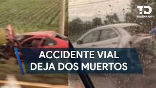 Multiple collision leaves two dead in Huejotzingo, Puebla Multiple collision leaves two dead in Huejotzingo, Puebla