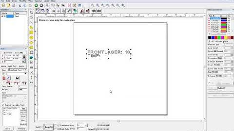 Ezcad Fiber Laser Software Variable Text Full Function manual ----- OPTIC TECH