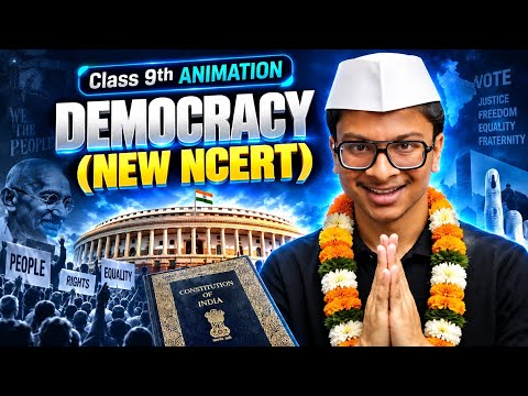 Class 9 DEMOCRACY animation🔥 New NCERT Rapid revision SST class 9th CBSE