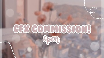 gfx and intro commission open!