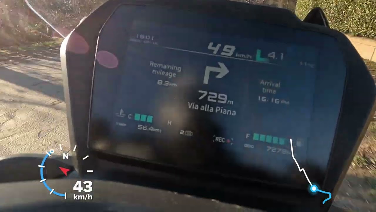 Turn-by-turn navigation for the Voge SR3