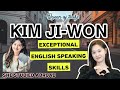 KIM JI-WON ENGLISH SPEAKING ACCENT
