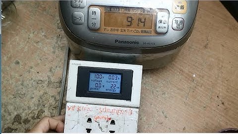Sửa nồi cơm Panasonic cắm nhầm 220V