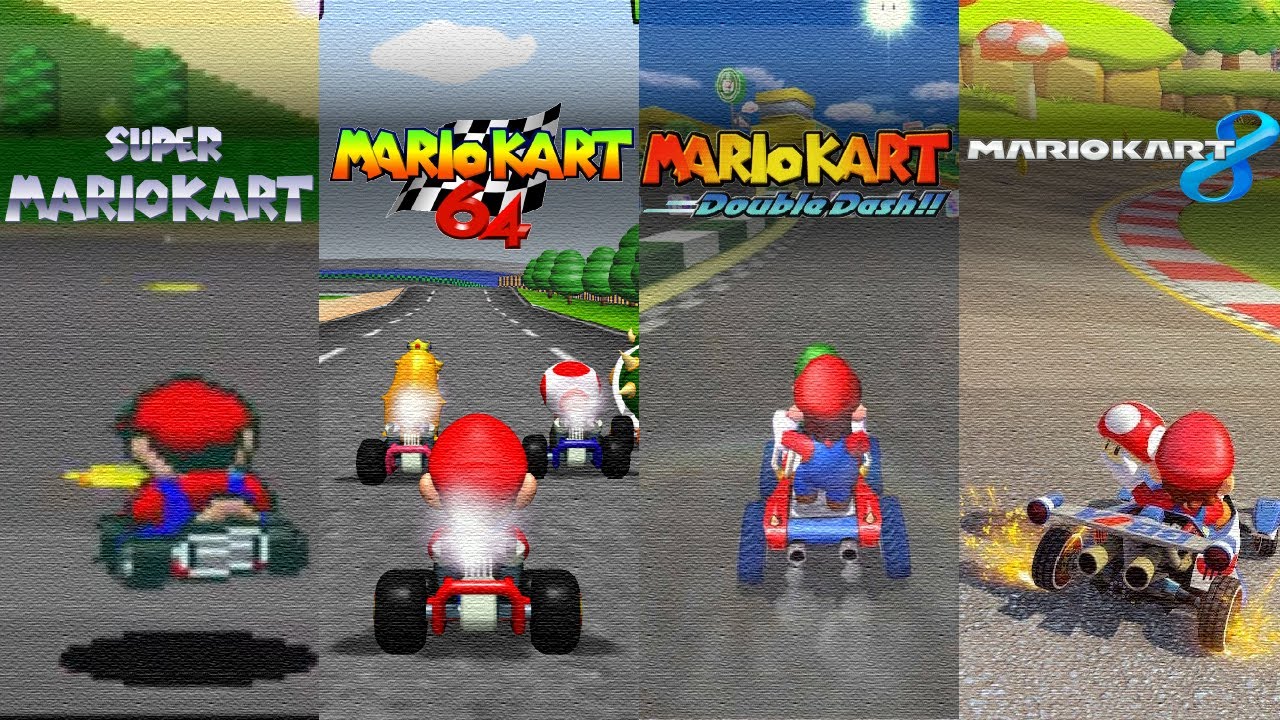 Alle MarioKartSpiele, die je erschienen sind! Gaming History YouTube