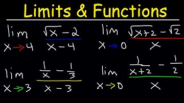 Limits of Rational Functions - Fractions and Square Roots