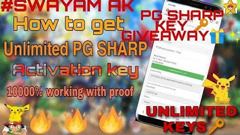 🤯 UNLIMITED FREE PG SHARP KEYS 🔑|| 🤯PG SHARP KEYS 🔑 GIVEAWAY 🎁✨||🤯 TRADE LEGENDARY POKEMONS🤯