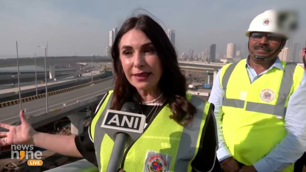 Israeli Minister Miri Regev, Israeli Consul General Kobbi Shoshani Visit Mumbai Coastal Road | News9