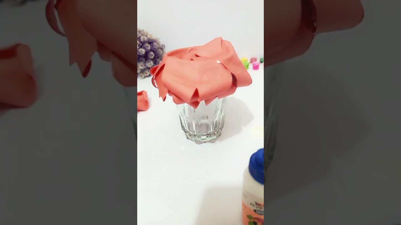 Paper rose tutorial. # DIY paper Rose .# Super esthetic paper Rose. 