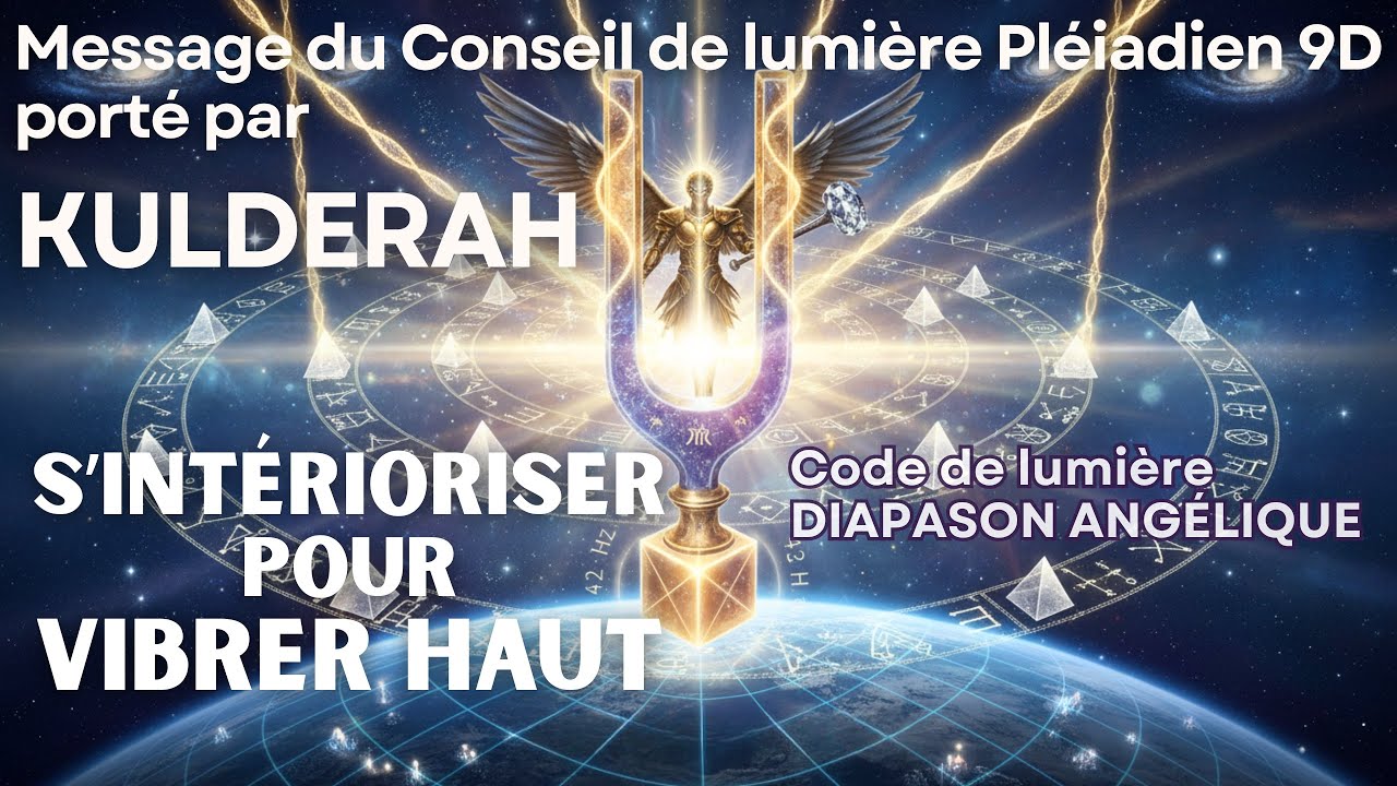 Conseil de lumière pléiadien 9D I Diapason angélique I Messages canalisés et codes de lumière