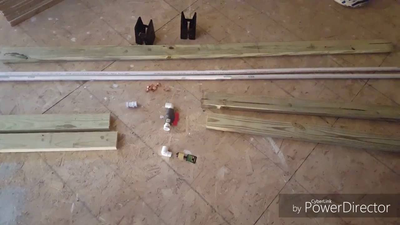 DIY football water station, parts & assembly instructions YouTube