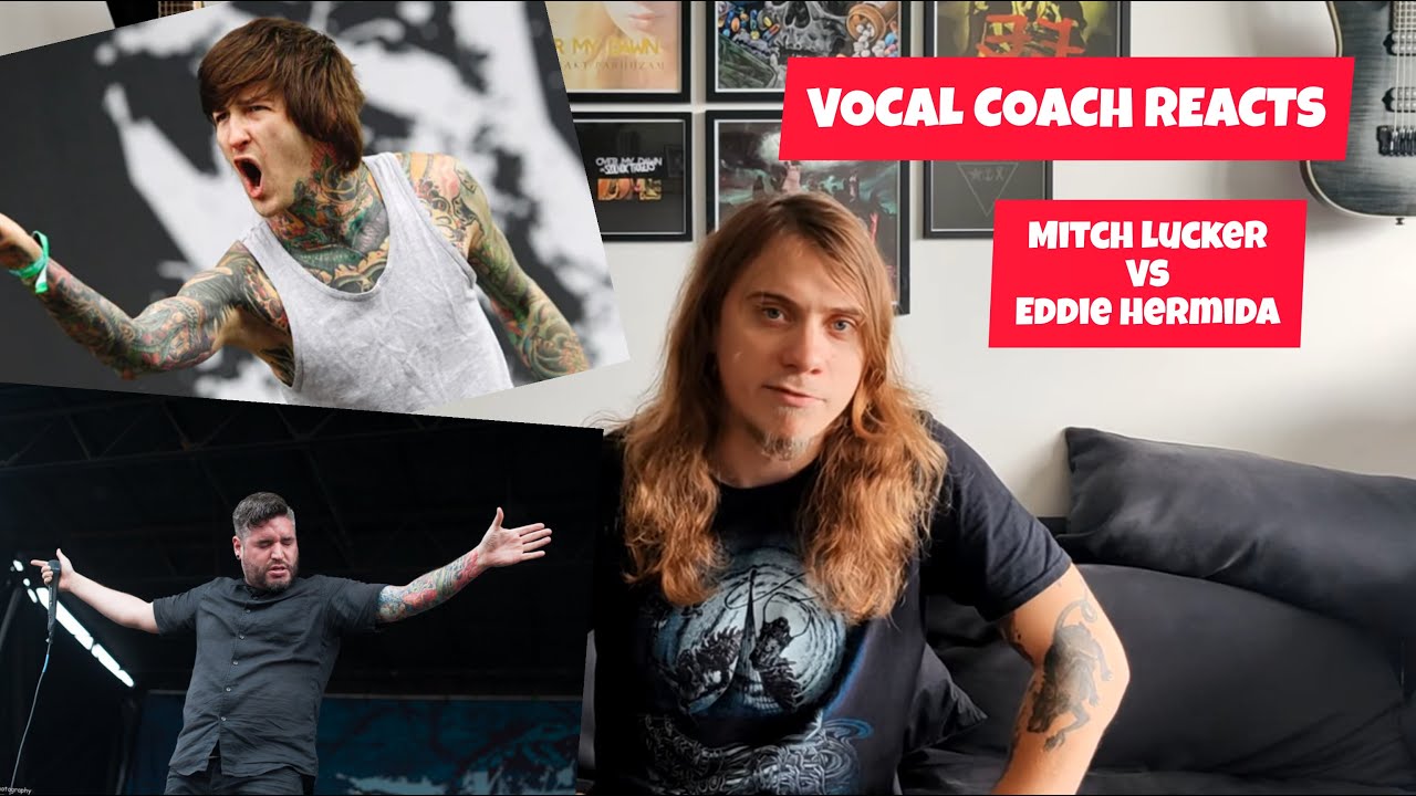 Suicide Silence Vocalists Mitch Lucker and Eddie Hermida comparison. I'd  like to hear your opinions, hope to iniate a good talk. : r/screaming, image size:1280x720
