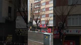 Şanlıurfada Deprem Anında Yıkılan Bina.