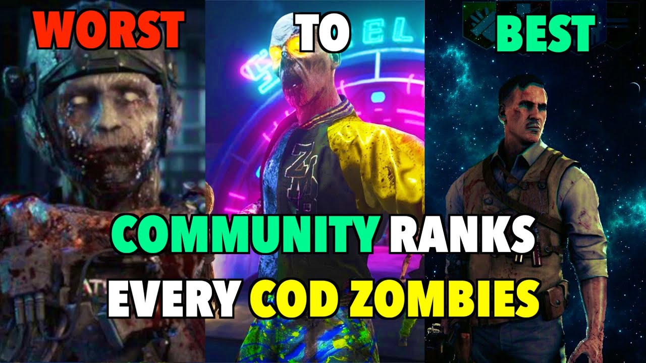 RANKING ALL VANGUARD ZOMBIES MAPS FROM WORST TO BEST! 