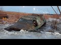 ГТТ и ГАЗ-71 ломаем ЛЕД в ручьях!!!