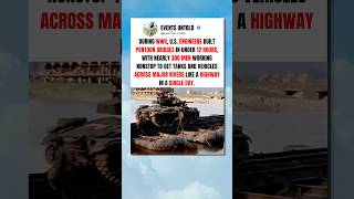 How The U.S. Built Bridge in Just 12 Hours #ww2 #shorts