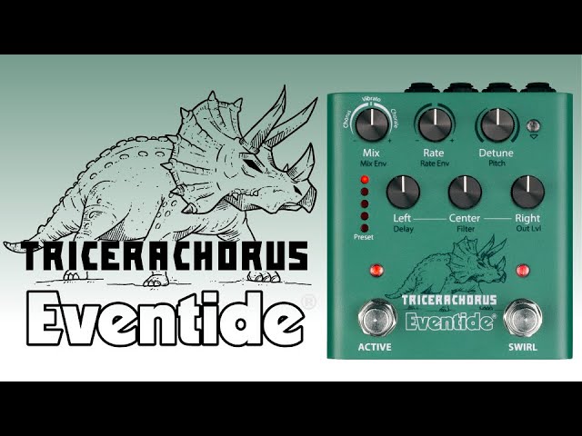 eventide TriceraChorus Pedal 美品　アダプター無し TriceraChorus 80s Style Tri-Stereo Chorus Modulation Pedal