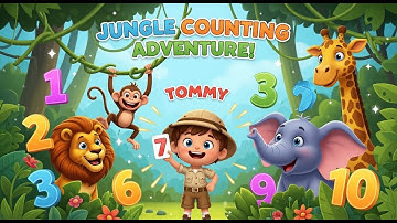 Tommy’s Jungle Adventure in Counting | Learn Numbers with Animals | Animagic Studio
