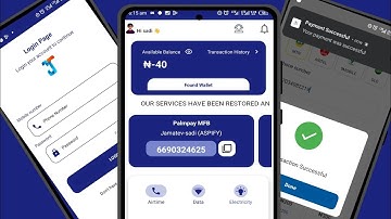 New native application auto generate account number sadi Developer #mobileapp #data #airtime 