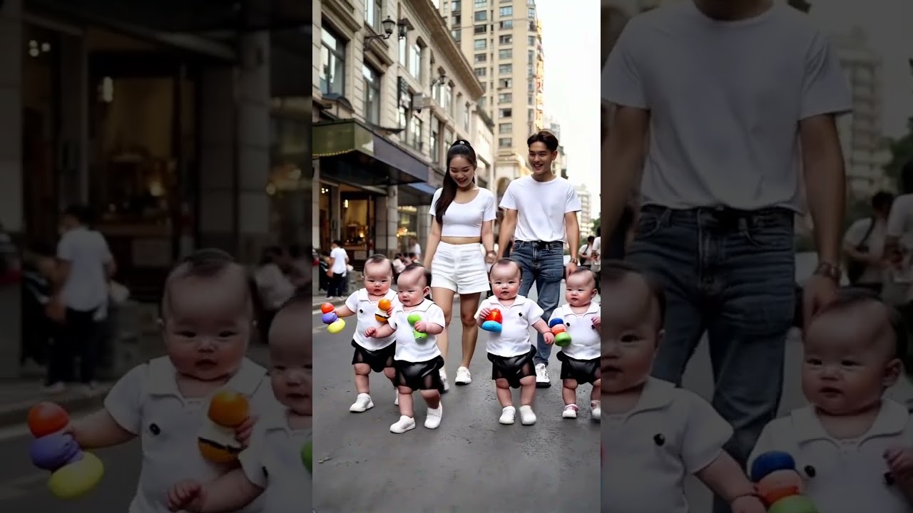 The happy life of a family of multiples  humancubsconfusedbehavioraward  a rebellious human cub  l