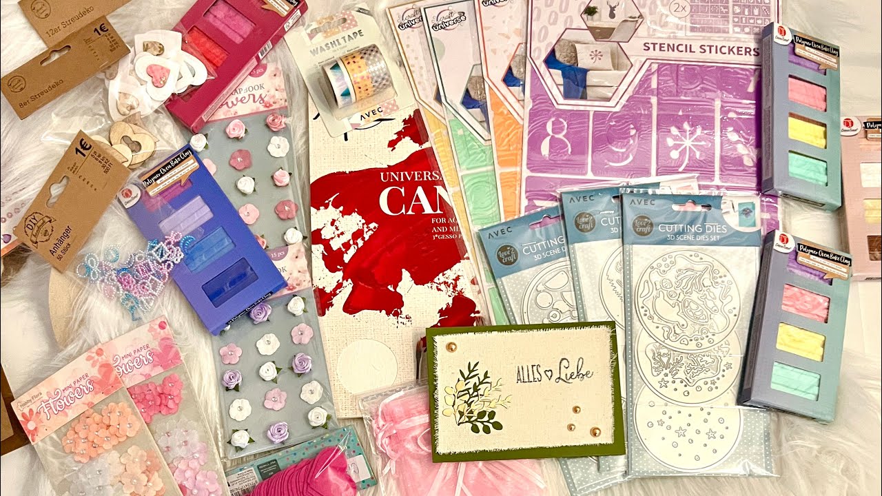 Action Haul- Tedi Haul- Karte basteln mit dem neuen Canvas Block von Action- neue Stanzschablonen