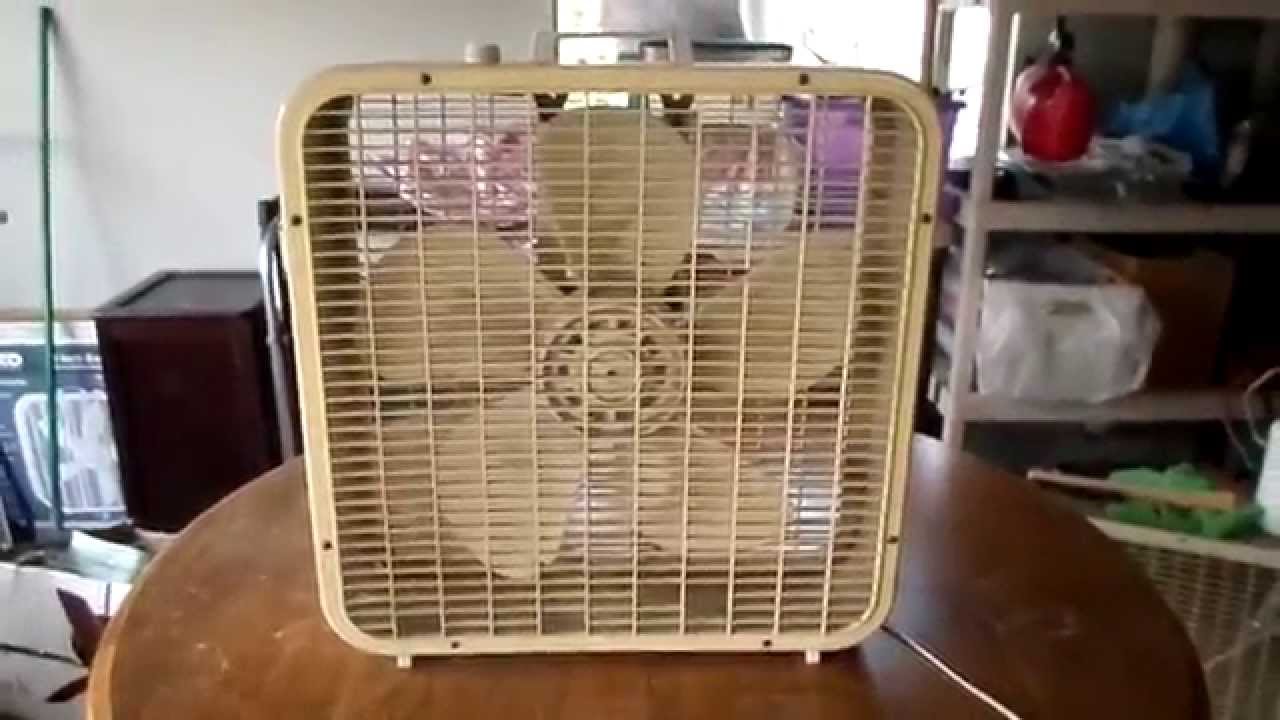 1981 Lakewood 20'' Box Fan Model P223 (Before Repairs) YouTube
