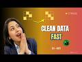 Messy Excel Data? Clean It in 2 Minutes With These 3 Tricks💥#excel #shortcuts #analysis #viral #yt