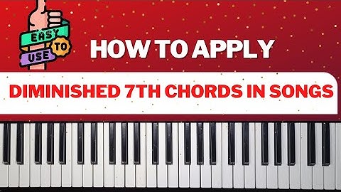 Hoe je verminderde septiemakkoorden op F gebruikt