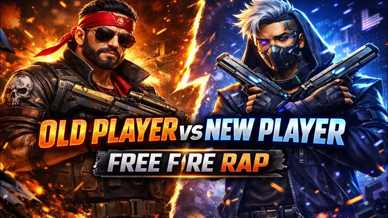 OLD PLAYER 😡vs 😱NEW PLAYER FREE FIRE RAP SONG 