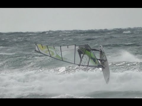 Windsurf Forward Loop and Back Loop in Sandbanks