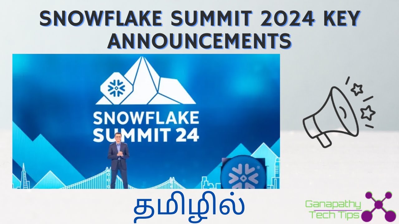 Snowflake Summit 2024 Key Announcements in தமிழ் - YouTube