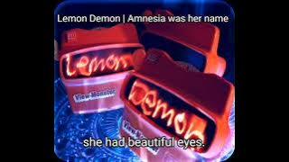 Lemon Demon | Amnesia was her name (Lyrics on screen)