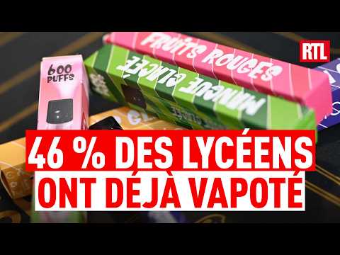 Le vapotage en forte hausse chez les lycens !