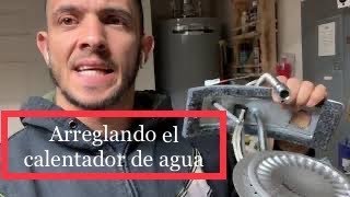 Como arreglar el calentador de agua cuando no enciende 2 luces el Honeywell thermopile voltage low