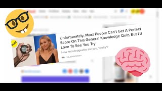 How Smart am I??: BuzzFeed Quiz