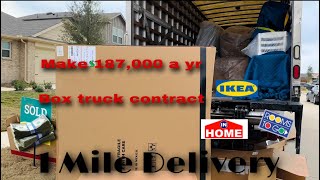 Make 187 000yr with box truck LAST MILE CONTRACT