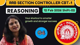 RRB Section Controller Reasoning | 12 Feb 2026 S-02 | Railway Reasoning PYQs in Bengali | CSN Study