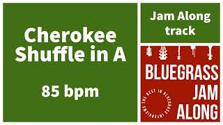 Cherokee Shuffle backing track in A 85 bpm (Jam Along)