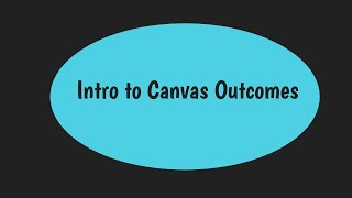 Setting up outcomes in Canvas