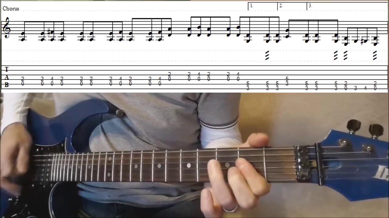 How to play Motorhead's Born To Raise Hell on guitar (w\tabs)