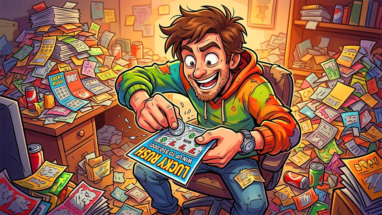 This Game Is All About Quitting Your Job To Play Scratch Offs and It's Good! - Scritchy Scratchy