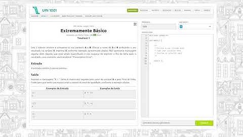 URI 1001 - Extremamente Básico - Linguagem {C}