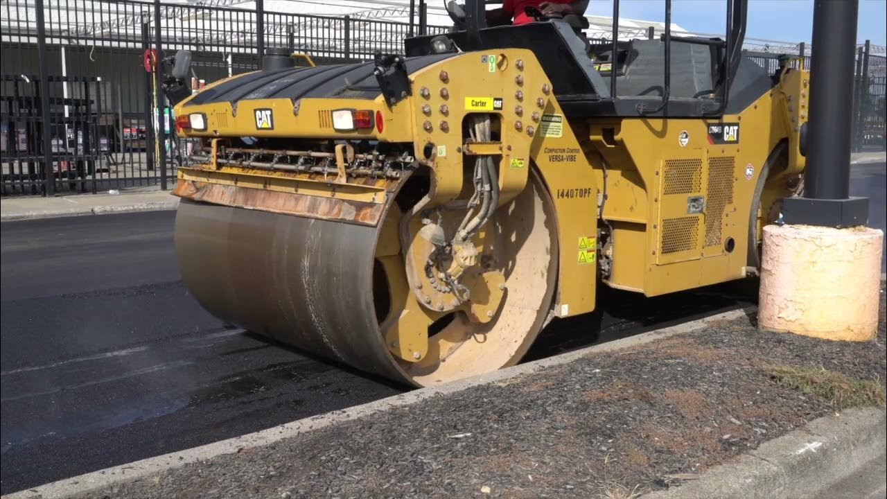 Repaving Walmart parking lot in LaGrange Kentucky YouTube
