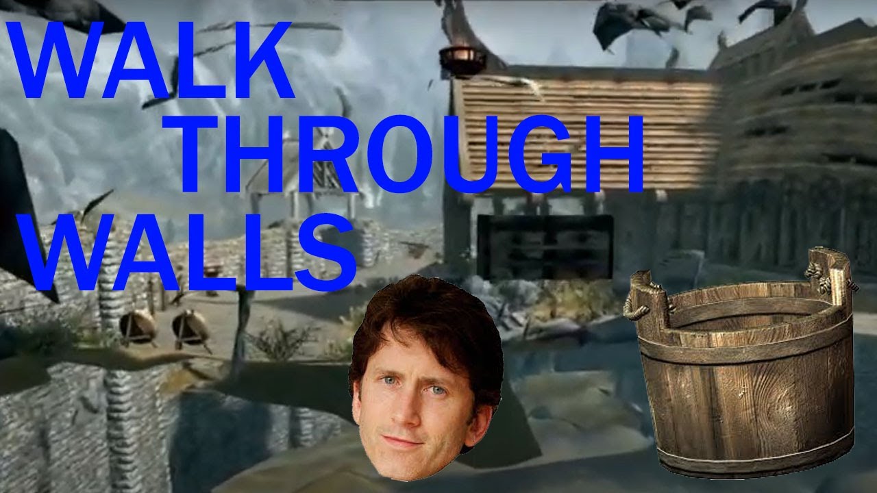 HOW TO WALK THROUGH WALLS IN SKYRIM 2020 YouTube how-to-walk-through-walls-in-skyrim-2020-youtube