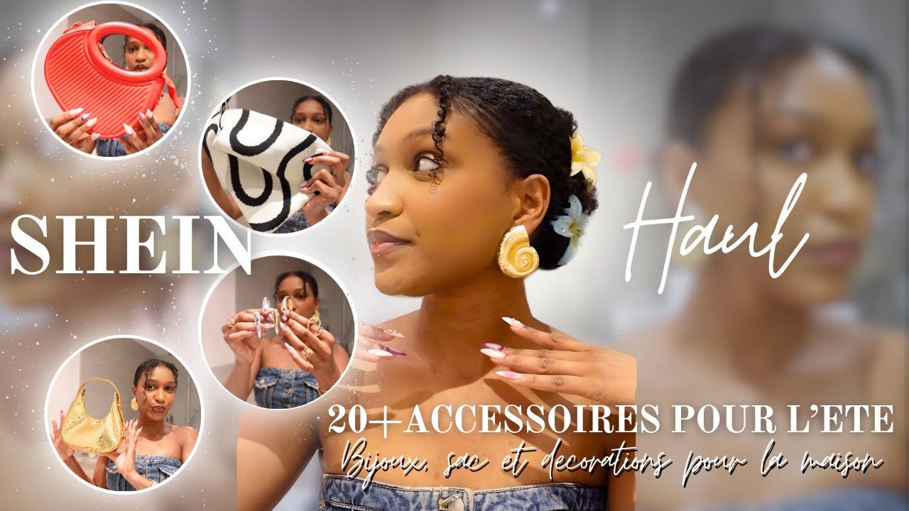 BIG SHEIN HAUL | 20 ITEMS ET + | ACCESSOIRES  D'ETE (BIJOUX, SAC, DECORATIONS,ETC.)