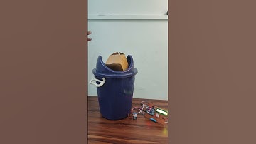 DIY Smart Dustbin using Arduino #arduino #schoolprojects #diy