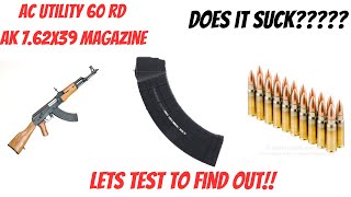 Details Testing the AK Magazine that Gun Tubers say Sucks! AK-47 AC Utility 60 round function test! Guide