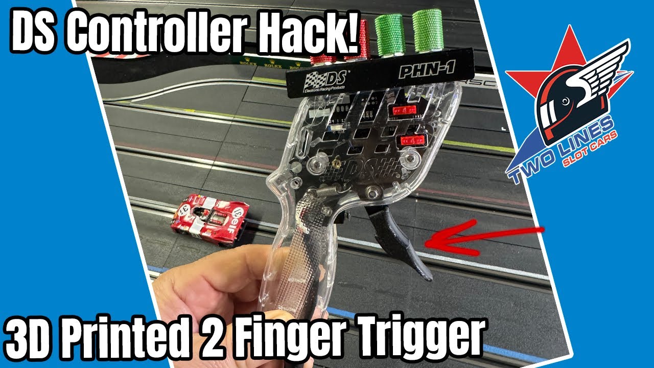 DS Controller Hack! 3D Printed 2 Finger Trigger! - YouTube