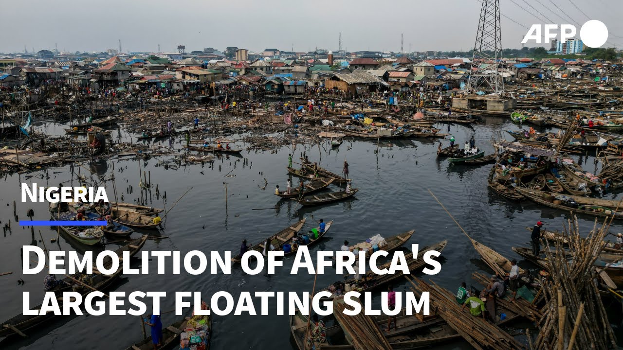 Nigeria's floating slum undergoes demolition, casting residents adrift | AFP