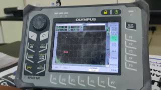 How to draw DAC by using using 19mm SDH block70 degree  Olympus Epoch 600 Ultra sonic flaw detector