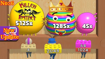 Blob Merge 3D | unlock (64Sx....1024Sx, 2048Sx )in blob merge 3d 2048 ball mobile games New Update#6